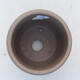 Ceramic bonsai bowl 6.5 x 6.5 x 8 cm, color brown - 3/4