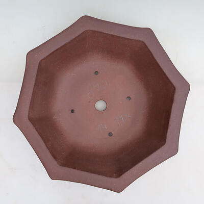 Bonsai bowl 39 x 35 x 10 cm, color brown - 3