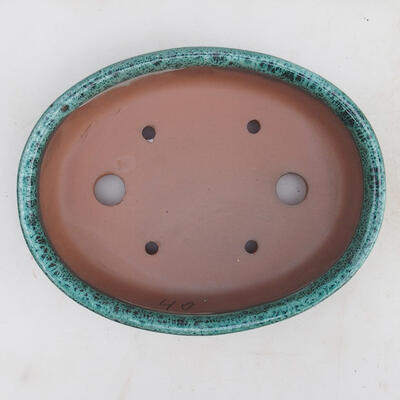Bonsai bowl 18.5 x 14.5 x 4.5 cm, color green - 3