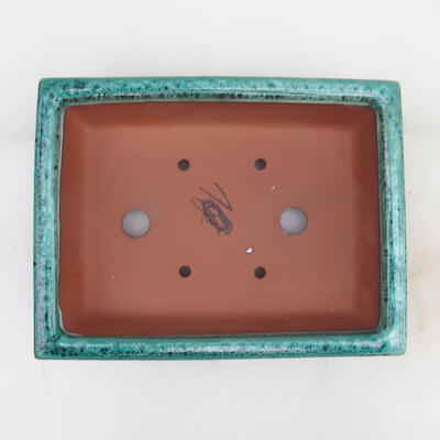 Bonsai bowl 21.5 x 16 x 5 cm, color green - 3