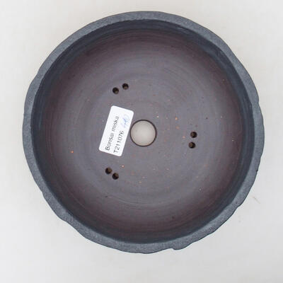Ceramic bonsai bowl 16.5 x 16.5 x 7 cm, color cracked - 3