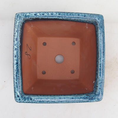 Bonsai bowl 14.5 x 14.5 x 8.5 cm, color blue - 3
