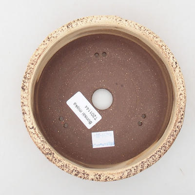 Ceramic bonsai bowl 15 x 15 x 5.5 cm, color cracked - 3