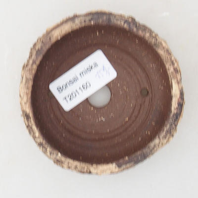 Ceramic bonsai bowl 8.5 x 8.5 x 4 cm, color cracked - 3