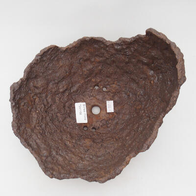 Ceramic shell 21 x 22 x 18 cm, color brown - 3
