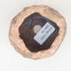 Ceramic shell 6 x 6 x 6 cm, brown-pink color - 3/3