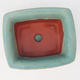 Bonsai bowl H1 - 11,5 x 10 x 4,5 cm, 1 x 9,5 x 1 cm, green - 11,5 x 10 x 4,5 cm, tray 1 x 9,5 x 1 cm - 3/3