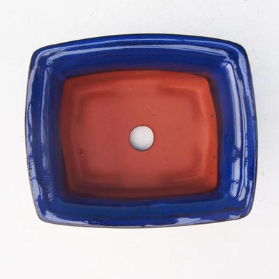 Bonsai ceramic bowl H 11, blue - 3