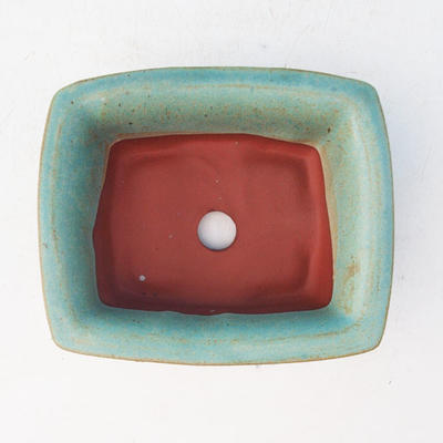 Bonsai ceramic bowl H 11, green - 3