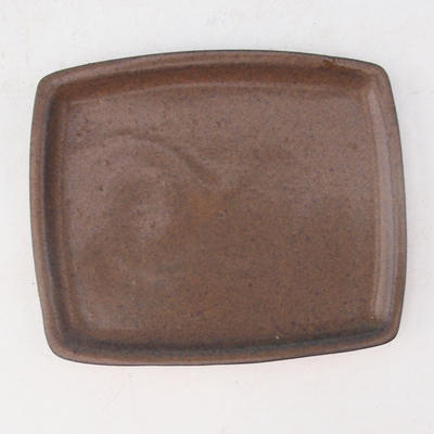 Bonsai tray H11 - 11 x 9,5 x 1 cm, brown - 11 x 9.5 x 1 cm - 3