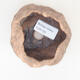 Ceramic shell 7 x 6 x 6 cm, brown-pink color - 3/3