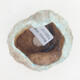 Ceramic shell 5 x 5 x 6 cm, brown-blue color - 3/3