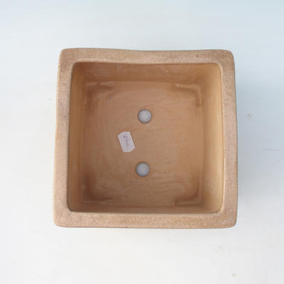 Ceramic bowl bonsai CEJ 12, light brown - 3