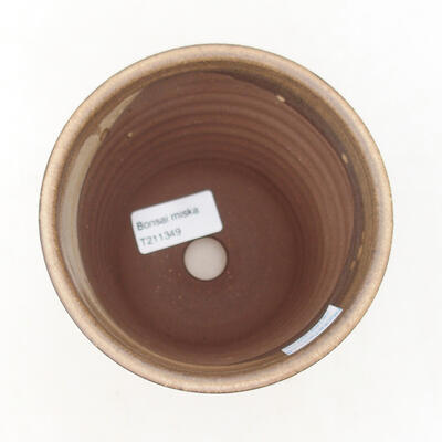 Ceramic bonsai bowl 11 x 11 x 11.5 cm, color brown - 3