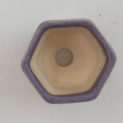 Mini bonsai bowl 4,5 x 4,5 x 3,5 cm, color violet - 3