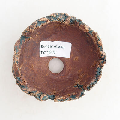Ceramic Shell 8.5 x 8.5 x 6 cm, gray-blue color - 3