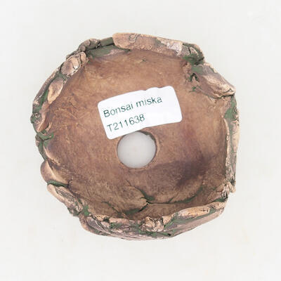 Ceramic Shell 8 x 8 x 6 cm, color gray-green - 3