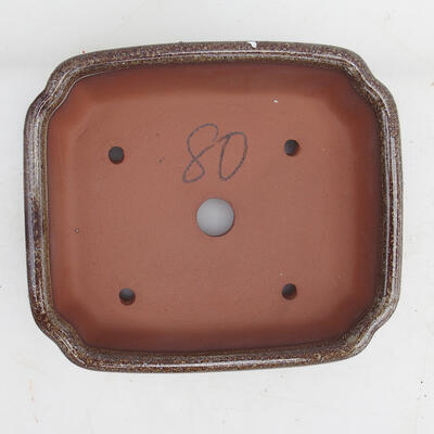 Bonsai bowl 15 x 13 x 5 cm, color brown - 3