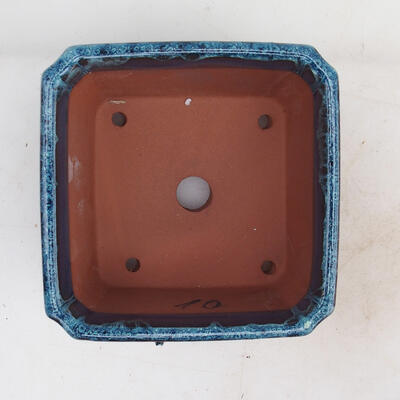 Bonsai bowl 12 x 12 x 8 cm, color blue - 3