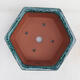Bonsai bowl 17 x 15 x 6 cm, color green - 3/6