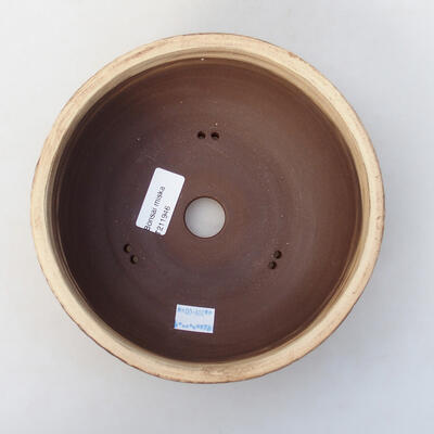 Ceramic bonsai bowl 18 x 18 x 7.5 cm, color cracked - 3
