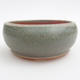 Ceramic bonsai bowl 10 x 10 x 5 cm, color green - 3/3