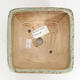 Ceramic bonsai bowl 12.5 x 12.5 x 8 cm, color green - 3/3