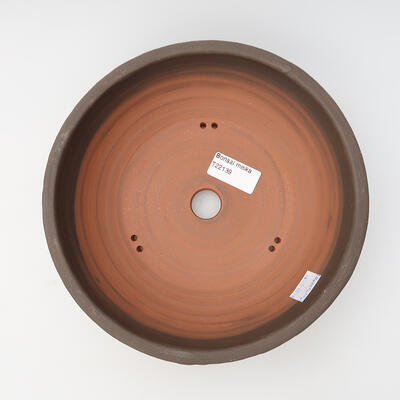 Ceramic bonsai bowl 21.5 x 21.5 x 7 cm, color cracked - 3