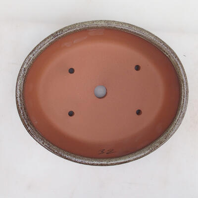 Bonsai bowl 20.5 x 17 x 6 cm, color burgundy - 3