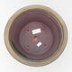 Ceramic bonsai bowl 24 x 24 x 11 cm, color brown - 3/3