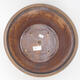 Ceramic bonsai bowl 28 x 28 x 12 cm, color brown - 3/3