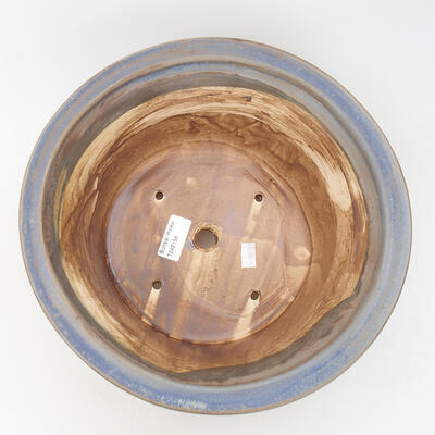 Ceramic bonsai bowl 28 x 28 x 12 cm, color blue - 3