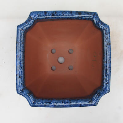 Bonsai bowl 21.5 x 21.5 x 15 cm, color blue - 3