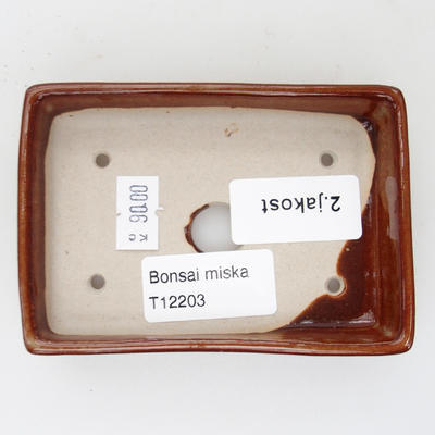 Ceramic bonsai bowl 2nd quality - fired in gas oven 1240 ° C - 3