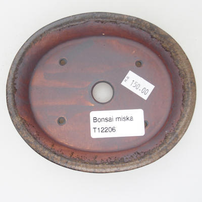 Ceramic bonsai bowl - fired in a gas oven 1240 ° C - 3