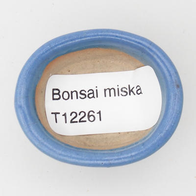 Mini bonsai bowl 4,5 x 3 x 2 cm, color blue - 3
