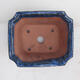 Bonsai bowl 14 x 12 x 6 x cm, color blue - 3/6