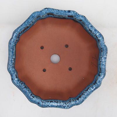Bonsai bowl 19 x 19 x 6 cm, color blue - 3