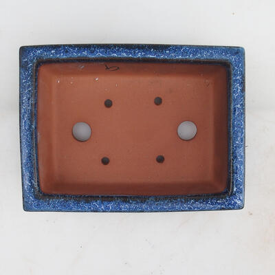 Bonsai bowl 17 x 13 x 6 cm, color blue - 3
