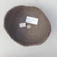 Ceramic bonsai bowl 12 x 10 x 6 cm, gray color - 2nd quality - 3/3