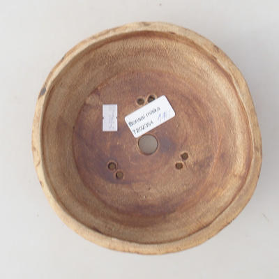Ceramic bonsai bowl 15.5 x 15.5 x 5 cm, gray color - 2nd quality - 3