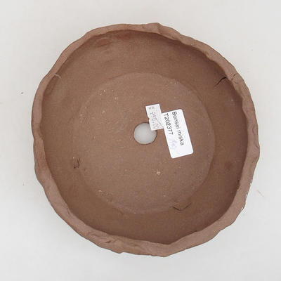 Ceramic bonsai bowl 16 x 16 x 6 cm, gray color - 2nd quality - 3