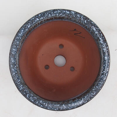 Bonsai bowl 14 x 14 x 8.5 cm, color burgundy - 3