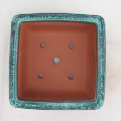 Bonsai bowl 23 x 23 x 10.5 cm, color green - 3
