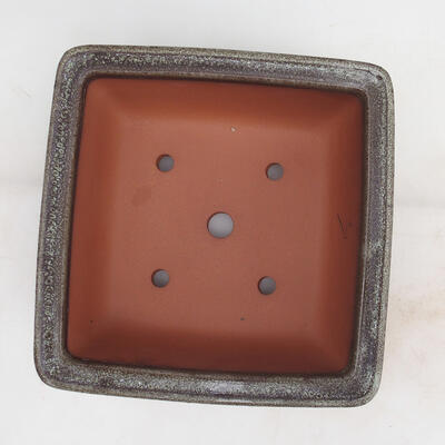 Bonsai bowl 23 x 23 x 10.5 cm, color burgundy - 3