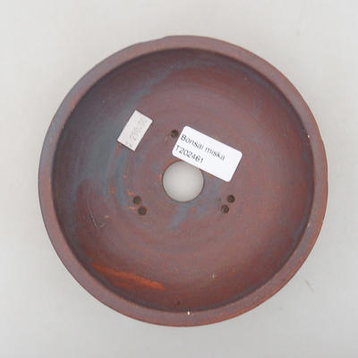 Ceramic bonsai bowl 15 x 15 x 4.5 cm, cracked color - 3
