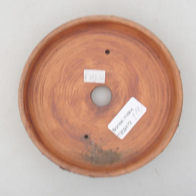 Ceramic bonsai bowl 14.5 x 14.5 x 3.5 cm, color cracked - 3