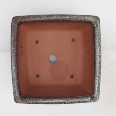 Bonsai bowl 16 x 16 x 9.5 cm, color brown - 3
