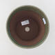 Ceramic bonsai bowl 15 x 15 x 16 cm, color green - 3/3
