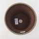 Ceramic bonsai bowl 13 x 13 x 16.5 cm, brown color - 3/3